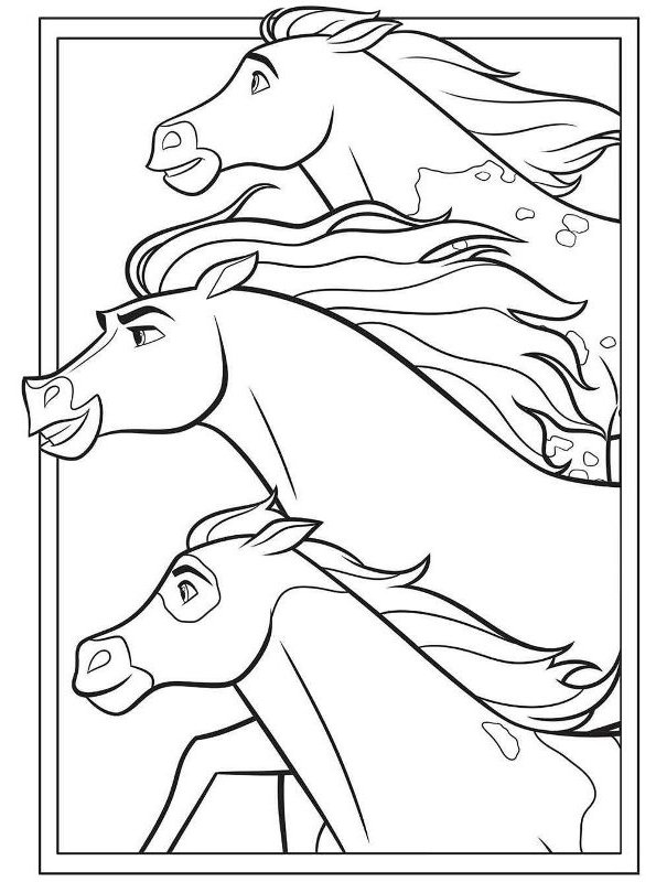 Kids-n-fun.com | Coloring page Spirit Untamed Spirit Untamed